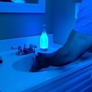 LED svítící nádoba na mýdlo