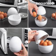 Vařič na Vajíčka do Mikrovlnné Trouby s Recepty Boilegg InnovaGoods