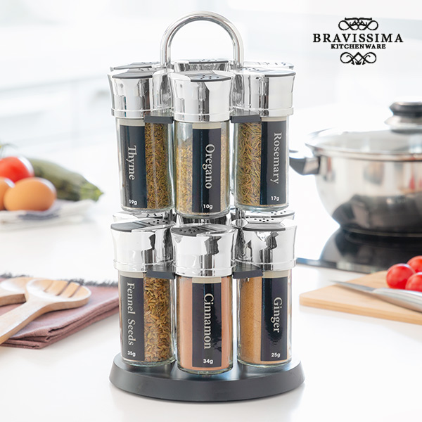 Stojánek na Kořenky s 12 Kořenkami Bravissima Kitchen Stojánek na Kořenky s 12 Kořenkami Bravissima Kitchen