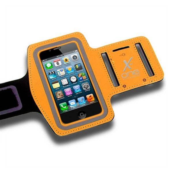 Sportovní neoprenové pouzdro na telefon X-ONE 106207 Velikost L Oranžový Sportovní neoprenové pouzdro na telefon X-ONE 106207 Velikost L Oranžový
