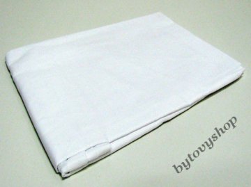 Prostěradlo bavlna plátno bílé 140x225