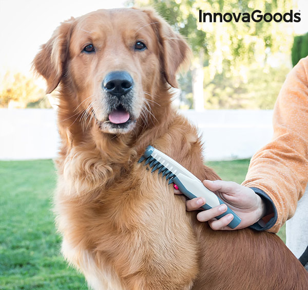 Elektrický Hřeben na Vyčesávání Srsti pro Psy InnovaGoods Elektrický Hřeben na Vyčesávání Srsti pro Psy InnovaGoods