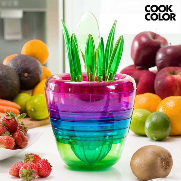 Stohovatelné Kuchyňské Potřeby Multi Tool Fruit Cook Color Stohovatelné Kuchyňské Potřeby Multi Tool Fruit Cook Color