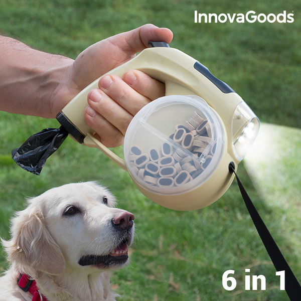Samonavíjecí Vodítko pro Psy 6 v 1 InnovaGoods Samonavíjecí Vodítko pro Psy 6 v 1 InnovaGoods