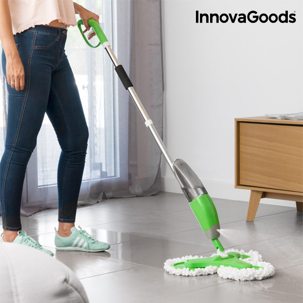 Trojitý Mop s Rozprašovačem InnovaGoods Trojitý Mop s Rozprašovačem InnovaGoods