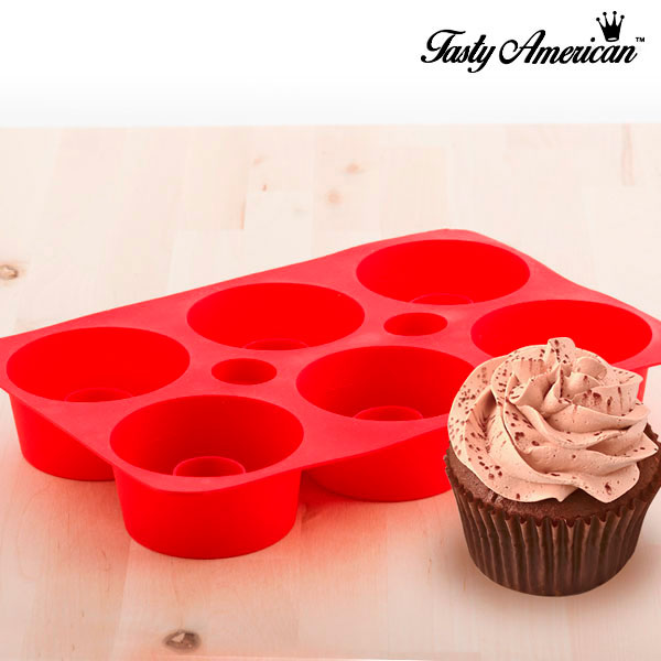 Silikonová Forma na Cupcakes Tasty American Silikonová Forma na Cupcakes Tasty American