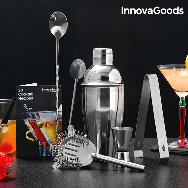 Set na Koktejly s Knihou Receptů InnovaGoods (6 částí) Set na Koktejly s Knihou Receptů InnovaGoods (6 částí)