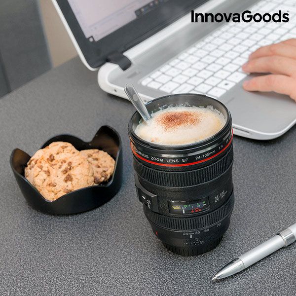 Univerzální Hrnek s Víčkem InnovaGoods Univerzální Hrnek s Víčkem InnovaGoods