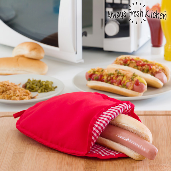 Sáček na Přípravu Hotdogů v Mikrovlnné Troubě Always Fresh Kitchen Sáček na Přípravu Hotdogů v Mikrovlnné Troubě Always Fresh Kitchen